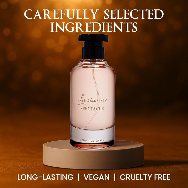 Lucianno Extrait De Parfum 100mL - Long Lasting Unisex Fragrance | Oriental Spicy Scent with Orange Blossom & White Amber