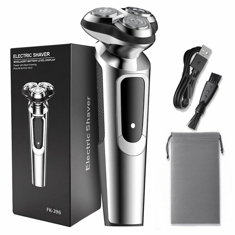 Ordele Electric Razor for Men, 2025 Upgraded Electric Shavers for Men, USB-C Rechargeable, Wet & Dry Shaver with Pop-up Trimmer and Travel Case (Black)