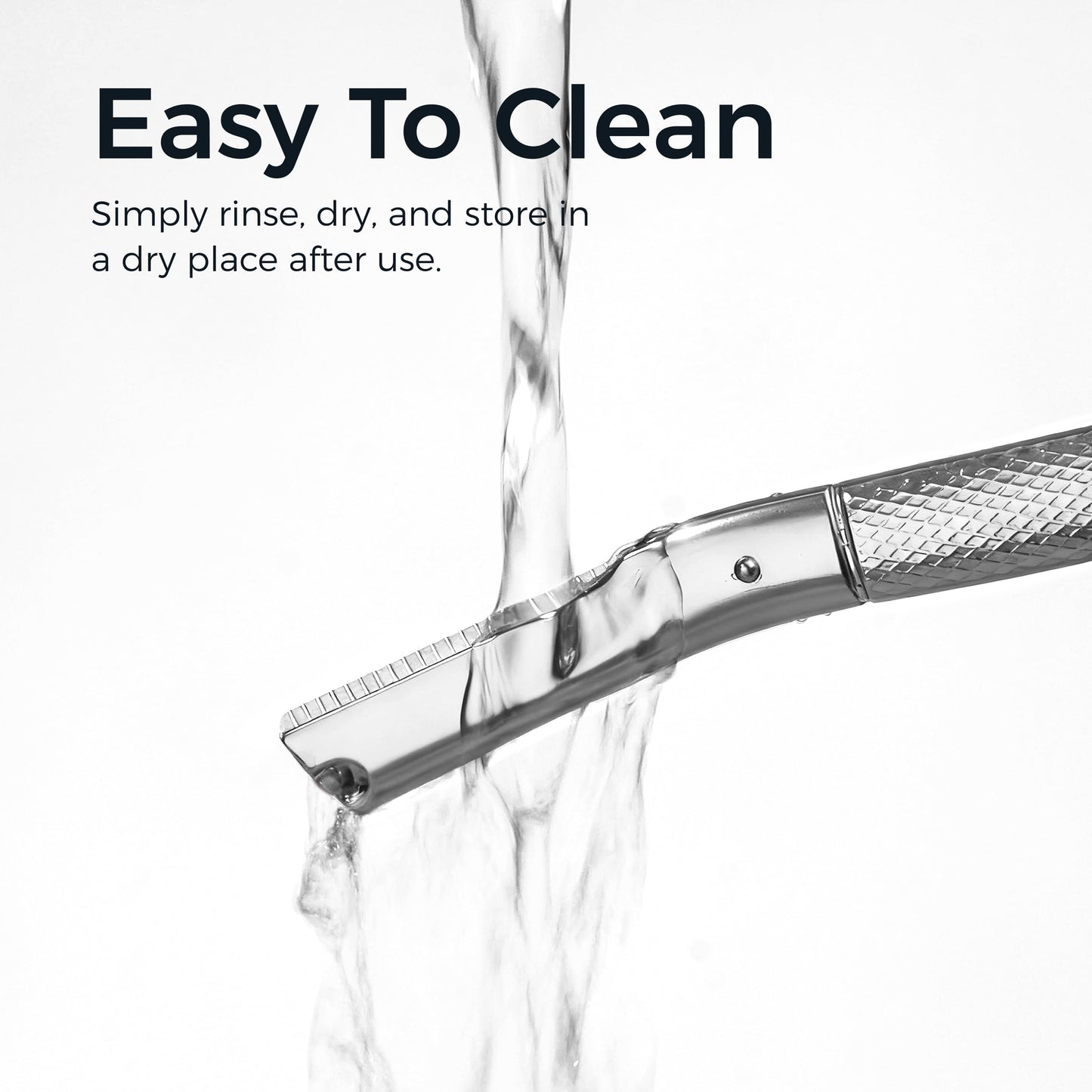 ZOMCHI Eyebrow Razor for Women & Men, Precision Cover, Silver