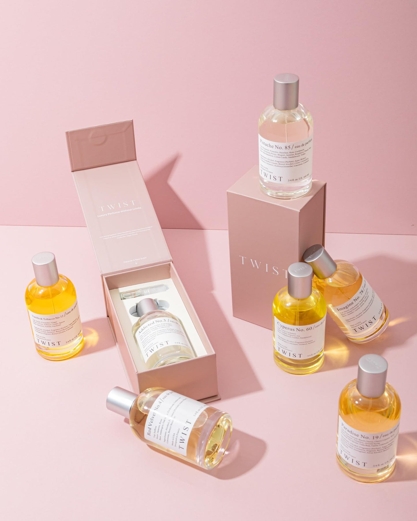 Twist Season No. 59 - Eau De Parfum Inspired by C. Herrera G.o.o.d Girl, Long Lasting Perfume For Women, Jasmine, Almond & Vanilla, Vegan Fragrance, Clean Ingredients - Spray 100 ml | 3.4 fl. oz.