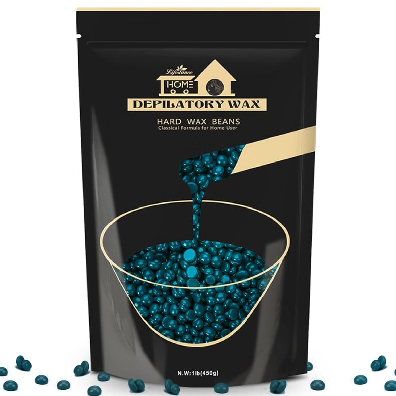 Hard Wax Beads for Sensitive Skin - Jasmine Scented 1lb | Face, Body, Legs, Brazilian Wax