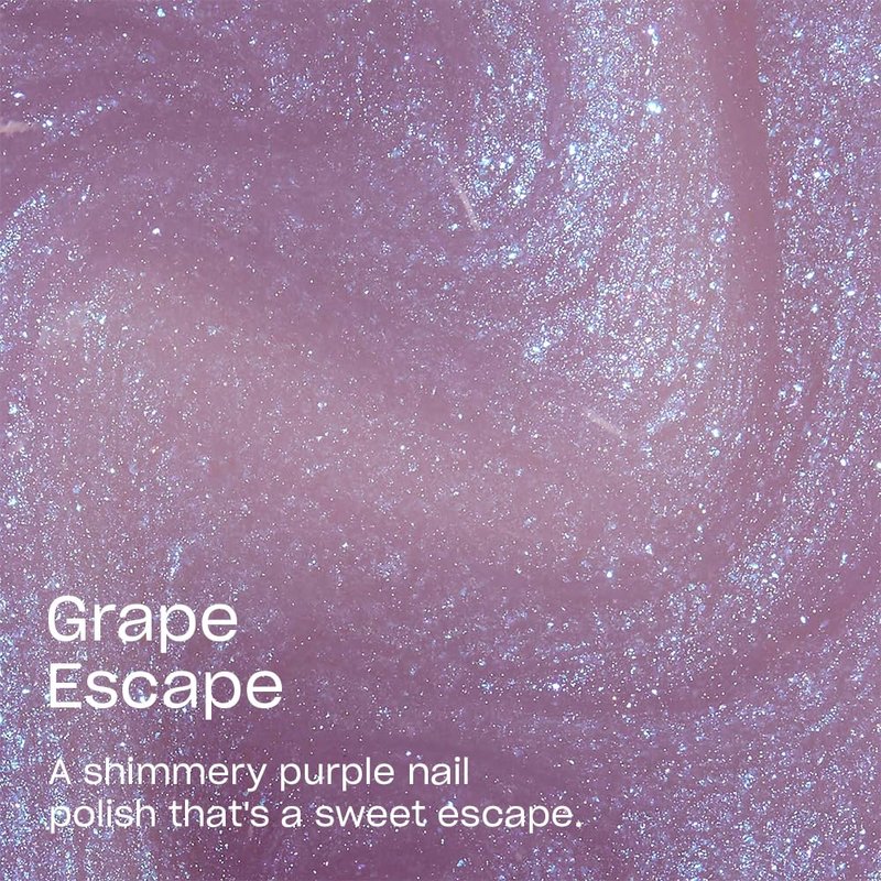 OPI Nail Lacquer Grape Escape | Sheer Pastel Purple Shimmer Chip Resistant Nail Polish | OPI'm Dreaming Collection