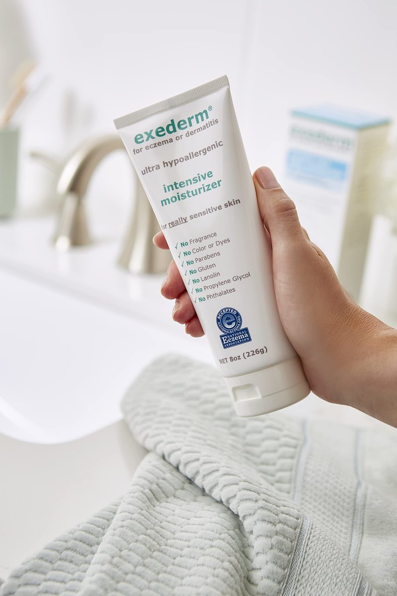Exederm Intensive Daily Moisturizer for Eczema & Dermatitis (8oz)