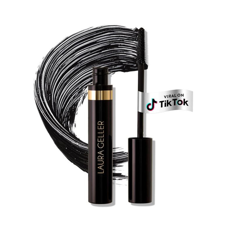 Laura Geller Kajal Longwear Mascara - Volumizing & Lengthening - Smudge-Proof Black Formula | Buildable, Flake-Proof Wear