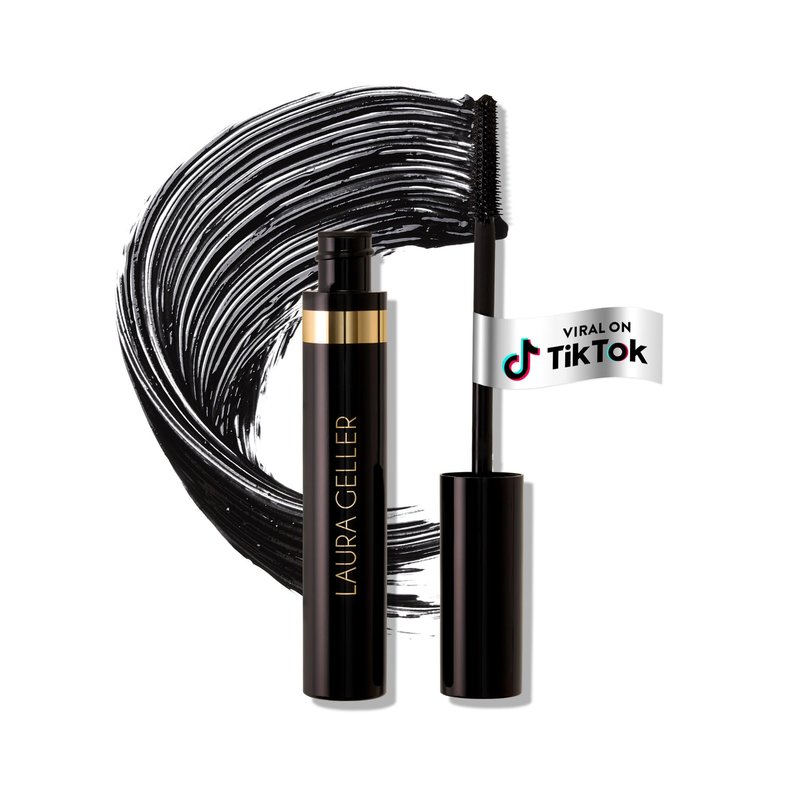 LAURA GELLER NEW YORK Kajal Longwear Mascara – Black – Volumizing, Lengthening, & Defining Mascara - Smudge‑Proof & Flake‑Proof Wear, Buildable Formula