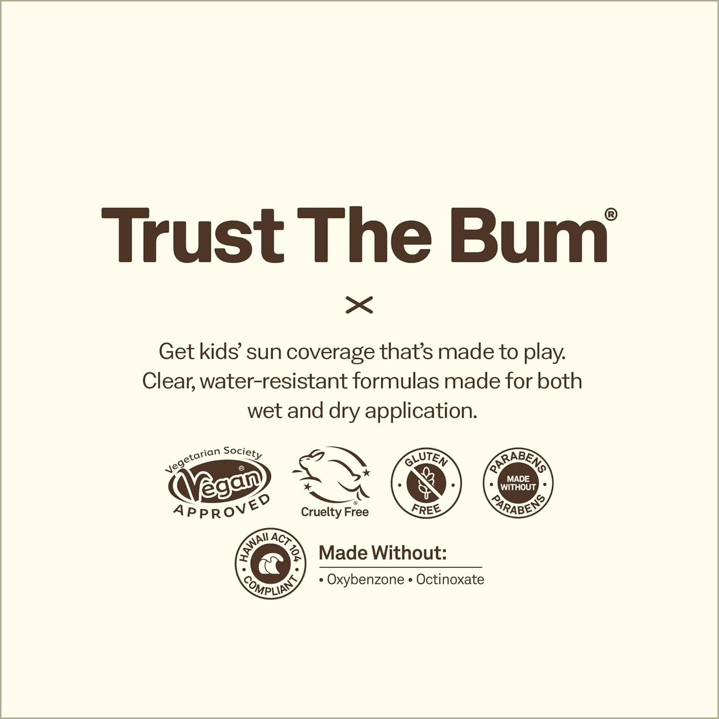 Sun Bum Kids SPF 50 Sunscreen Clear Body Spray - Broad Spectrum Water-Resistant with Vitamin E - Wet or Dry Skin Application - Hawaii 104 Act Compliant (Without Octinoxate & Oxybenzone) - 6 oz