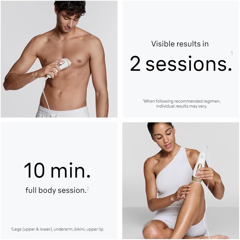 Braun Silk·Expert Pro 5 - IPL Hair Removal Device for Women & Men | At-Home Permanent Laser Reduction, 2 Heads, Pouch