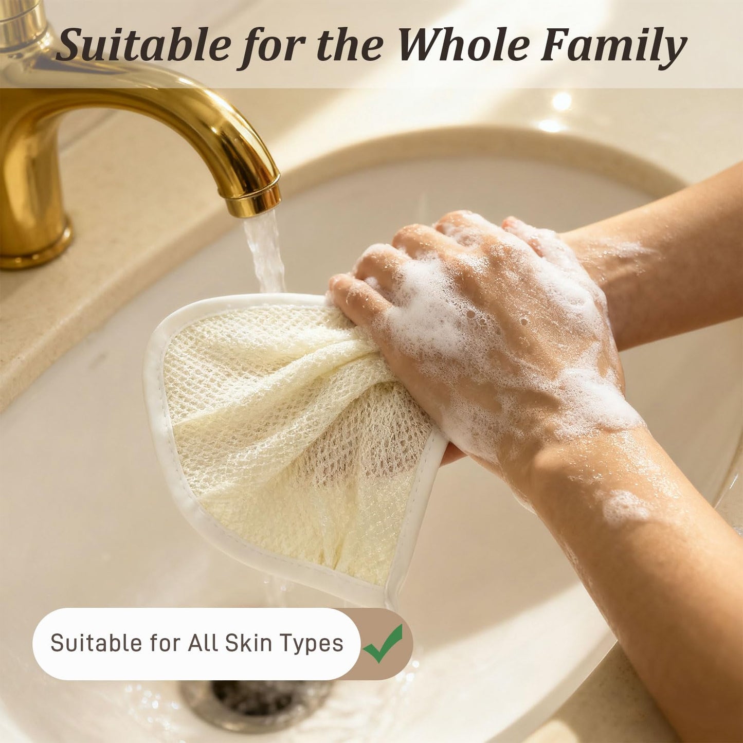 Brvlsoc 4PCS Exfoliating Bath Towels – Dual-Texture Face & Body Washcloths for Scrub, Massage & Skincare, Quick-Dry Shower Cloths for Men & Women