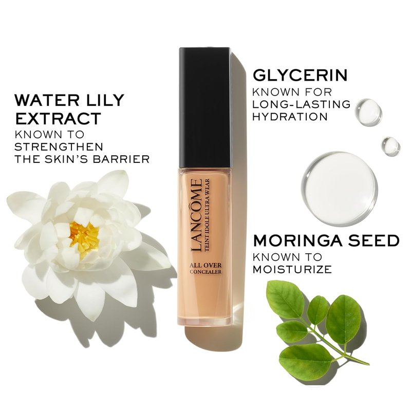 Lancôme Teint Idole Ultra Wear Concealer - Full Coverage, Natural Matte Finish | Lightweight, 24H Wear