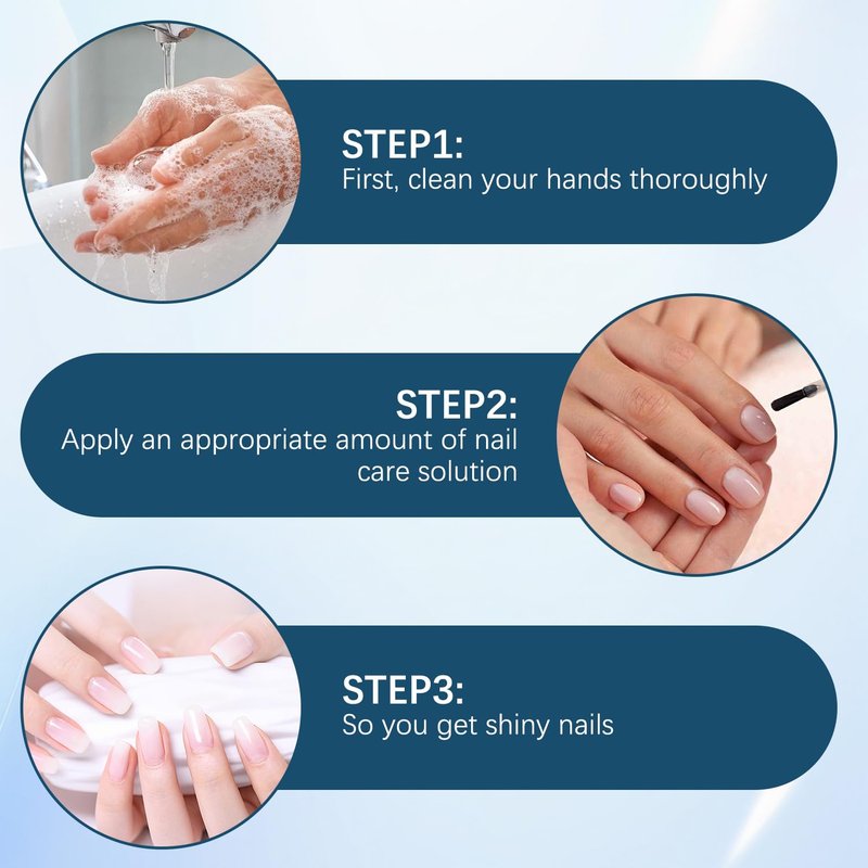 2 PCS 3 Days Nail Care, Keratin Amino Acid Formula for Strengthening & Hydration, Treatment for Dry, Weak, Fragile Nails