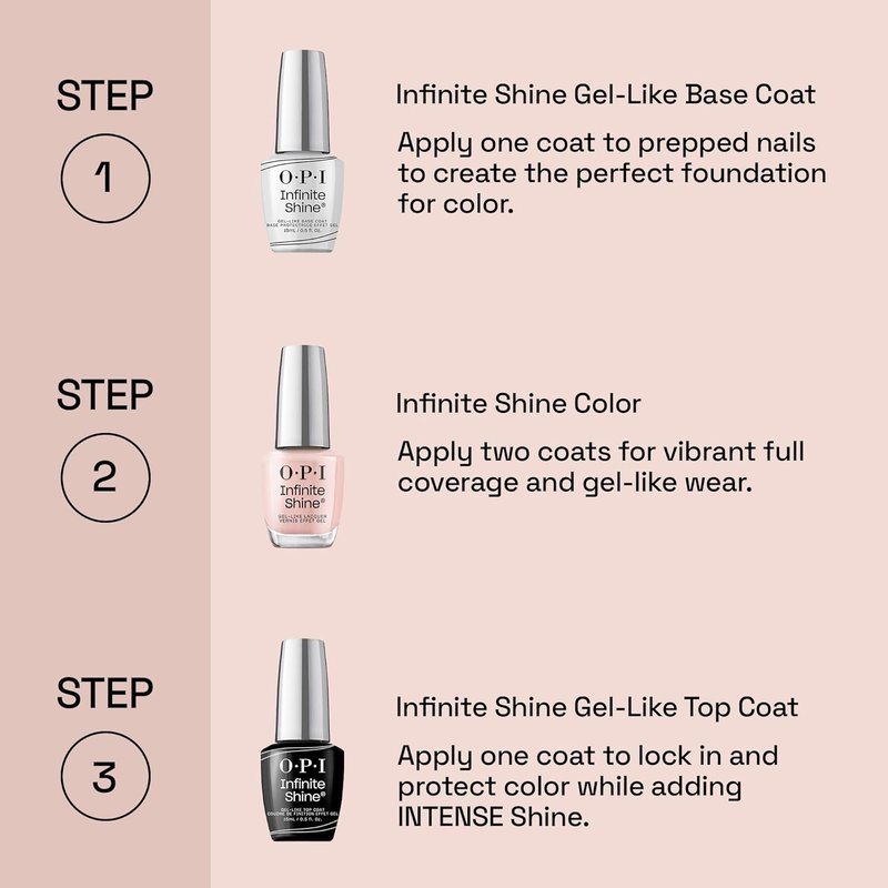 OPI Infinite Shine Nail Polish | Pinks & Purples | Gel-like Wear & Shine | Vegan, Long Lasting, Streak Free