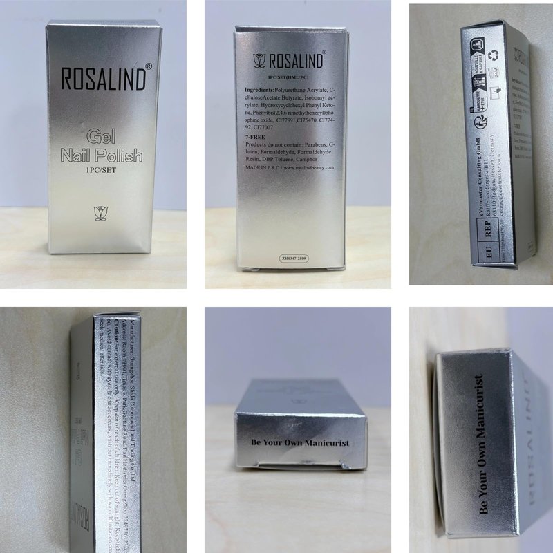 ROSALIND 11ml Gel Top Coat, No Wipe Top Coat Gel Nail Polish Long-Lasting High Glossy Shiny Clear Finish,Need U V/LED Lamp for Home DIY Gift