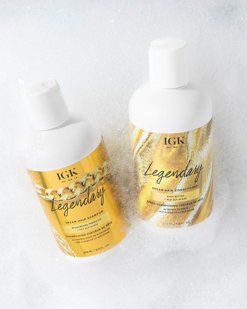 IGK LEGENDARY Dream Hair Conditioner | Softens Smooths and Adds Shine | Moisturizes Dry Damaged Hair for a Healthy Look | 8 Oz