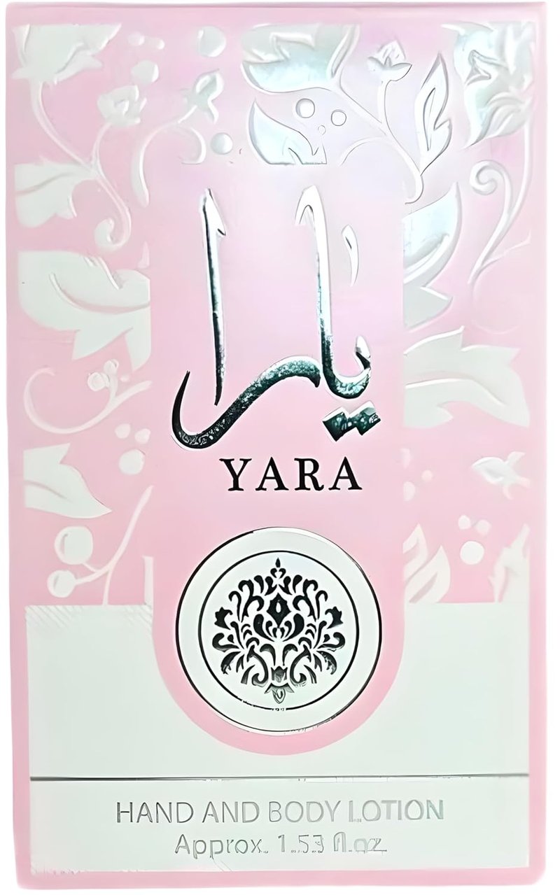 Ard Al Zaafaran Yara Hand & Body Lotion - Nourishing Formula, 1.53 Ounce