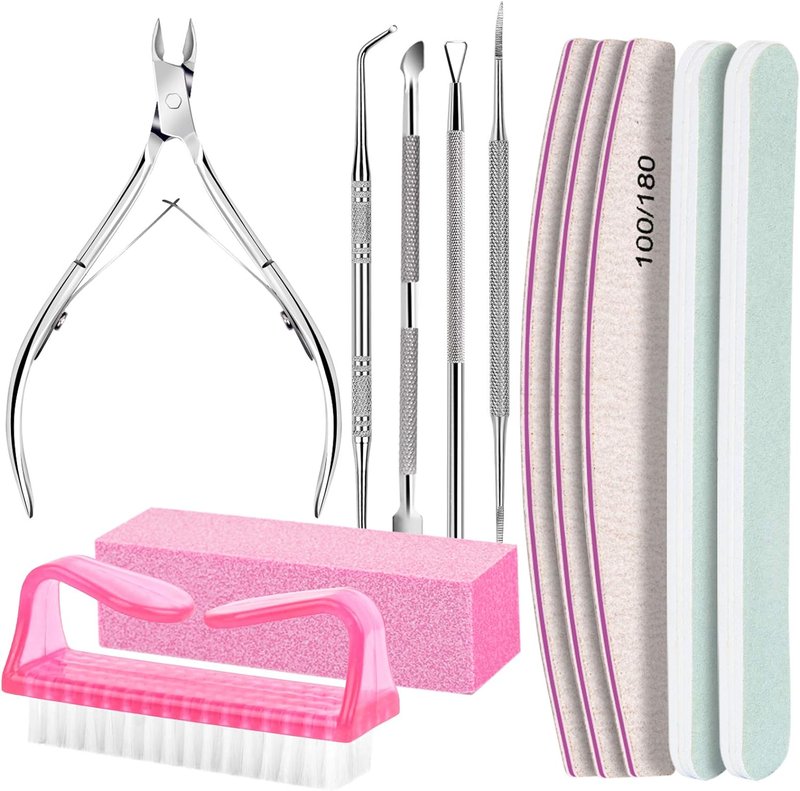 Nail Care Kit - Professional Nail Tools with Files, Buffers & Cuticle Nippers | Complete Manicure & Pedicure Set