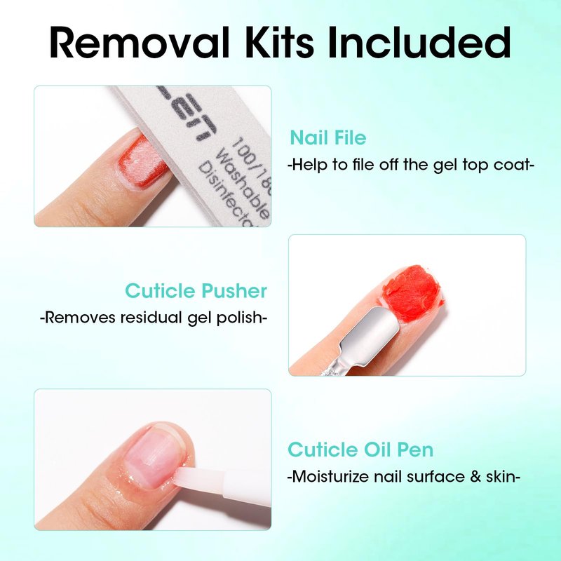 Gellen Nail Polish Remover Pads, 50 Pack Bulk Set Large Acetone Gel Nail Polish Remover, Quick & Effective Gel & Fingernail Polish Removal, Travel Size Individually Wrapped Wet Wipes for Home & Salon