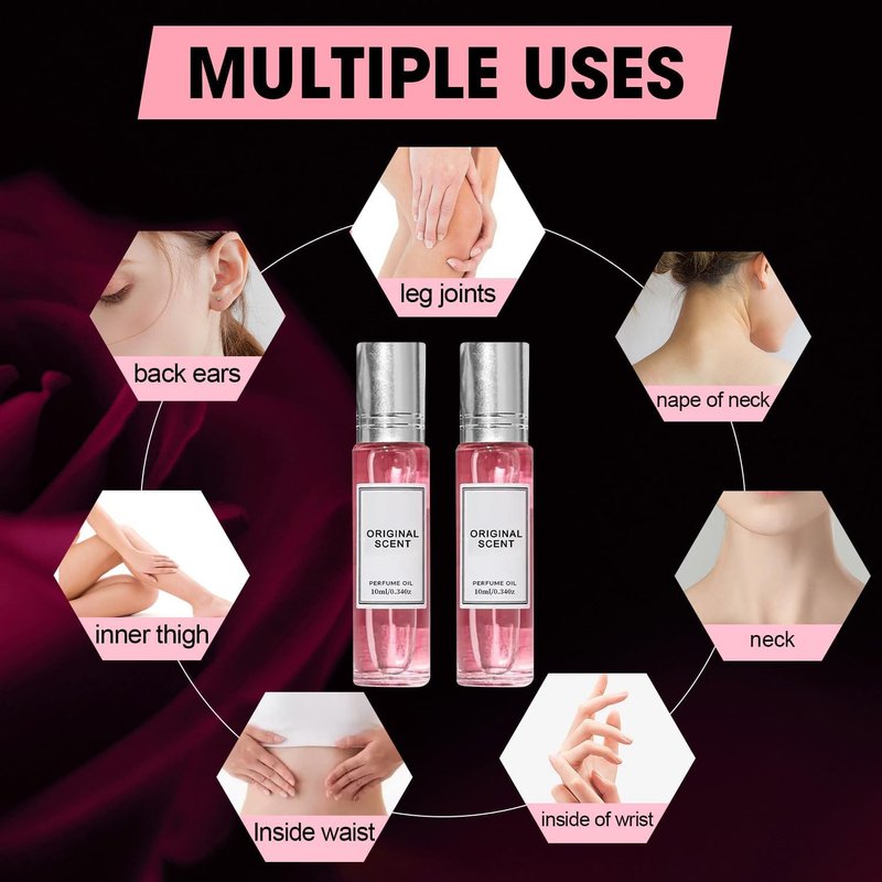 JOIEFIEX 3PCS Pheromone Perfume,Venom Flavor, Venom Pheromone for Women,Long Lasting Roll-On Perfume for Women