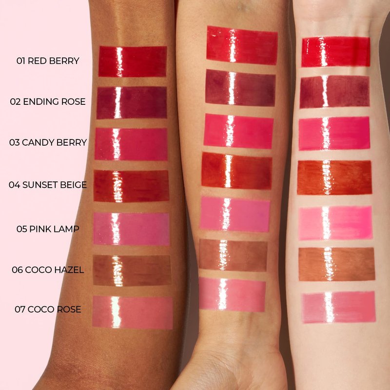 LOVB Pudding Glow Korean Lip Tint - Natural Long-Lasting Lip Stain | Non-Sticky & Lightweight | 0.14 oz (07 Coco Rose)