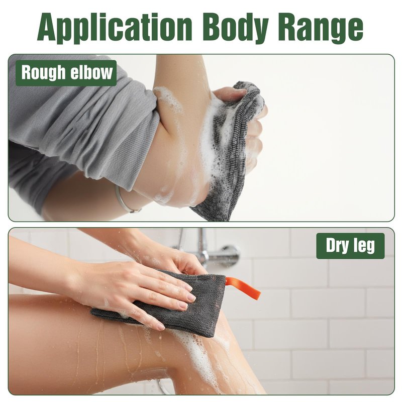 3 Pcs Bar Soap Pouch for Deep Exfoliating, Nylon Exfoliating Soap Bag Saver Body Scrubber Shower Sponge Quick-Dry Mesh Soaps Holder Loofah Foaming Soaps Sock for Shower