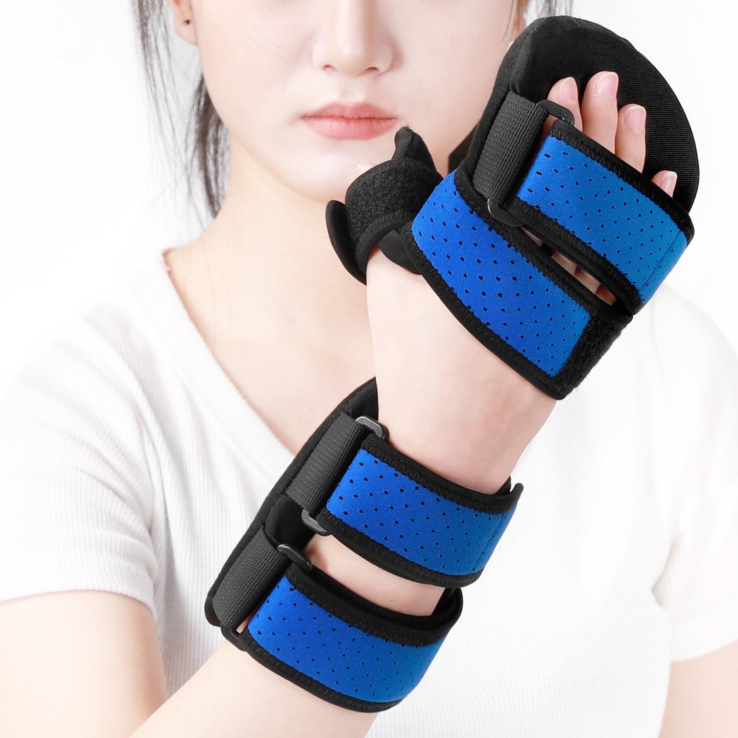 Chonario Resting Hand Splint-Hand Brace-Pain Relief For Carpel Tunnel, Stroke Recovery, Arthritis, Tendinitis-Right