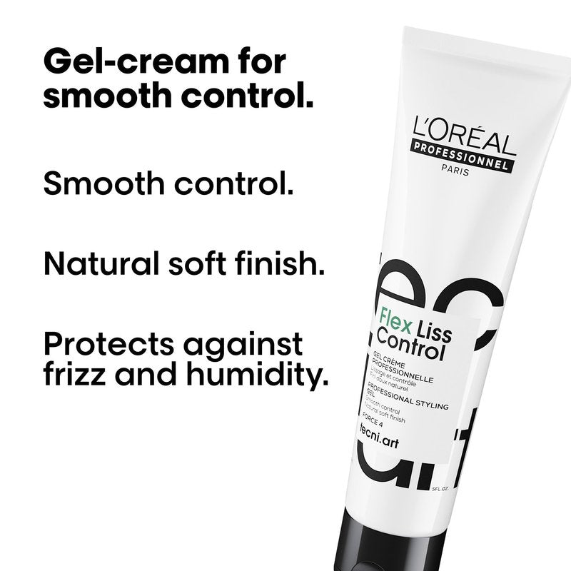 L'Oréal Professionnel Paris Liss Control - Provides Humidity Protection, Smoothing Cream, Manages Frizz and Provides Light Hold For All Hair Types