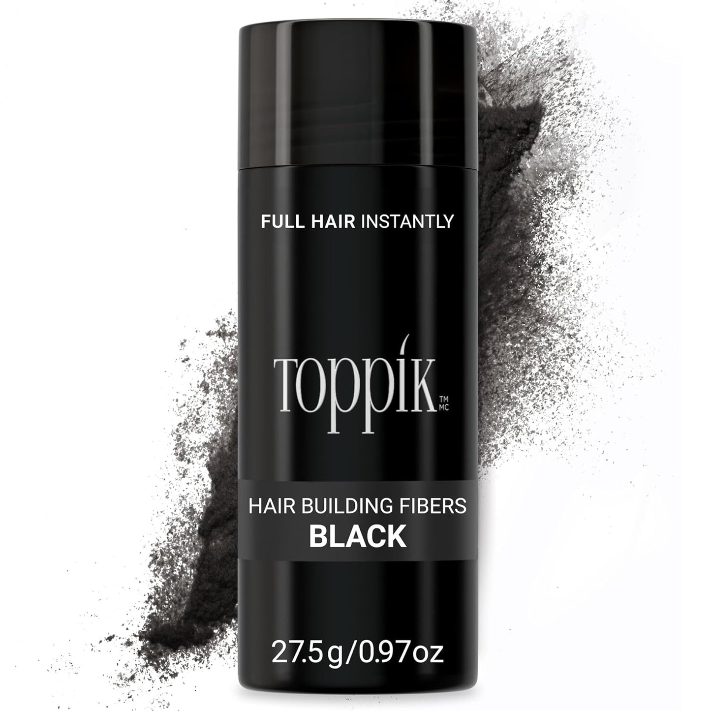Toppik Hair Building Fibers - Thicker, Fuller Hair for Fine or Thinning Hair | 9 Shades, 4 Sizes Available