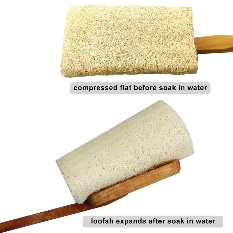 Loofah Exfoliating Body Scrubber, Shower Loofah Sponge Body Scrubber for Women and Men