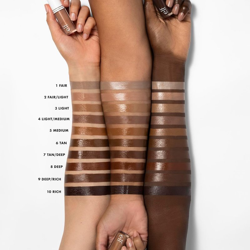 e.l.f. Camo Liquid Bronzer - Silky Pigmented Formula for Long-Lasting Sun-Kissed Glow | Vegan, 2 Fair/Light