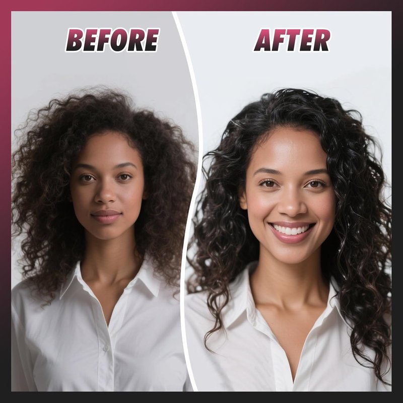 Curl Defining Vented Hair Brush - Effortless Detangling & Shaping | For All Hair Types, Reduces Frizz