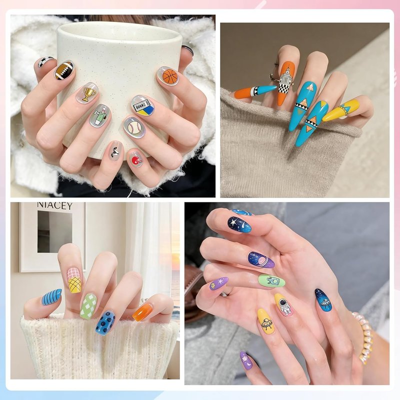 Nail Stamping Kit - 22-Piece Gel Nail Art Set with 12 Plates & 8 Polishes | Silicone Stamper & Scraper for Floral & Holiday Designs