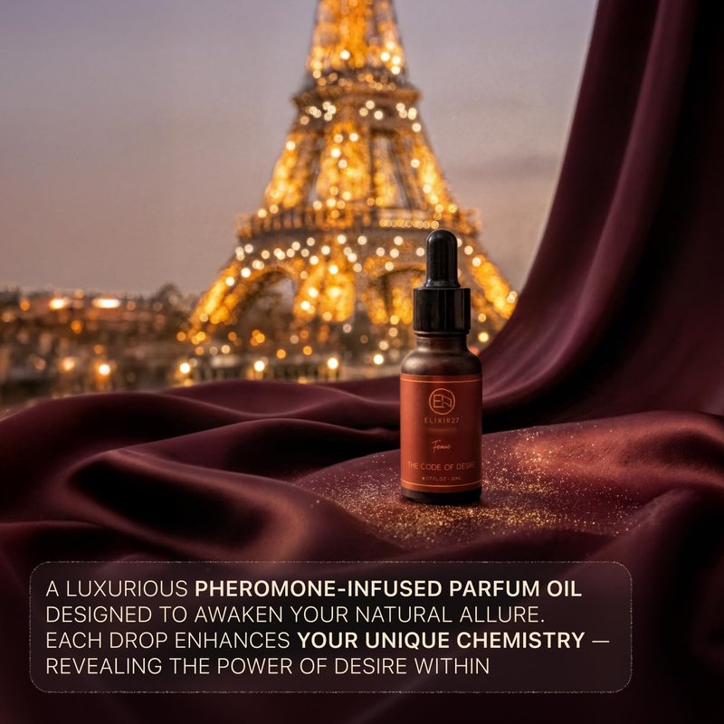 Pheromones Perfume Oil for Women - Luxury Long-Lasting Fragrance with Raspberry, Jasmine & Vanilla Notes | 10ml