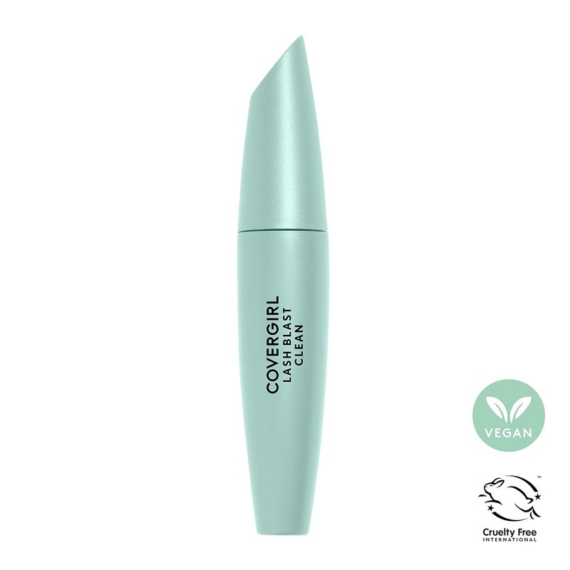CoverGirl Lash Blast Clean Volume Mascara - Vegan, Smudge-Proof, Volumizing | Very Black, 1 Count