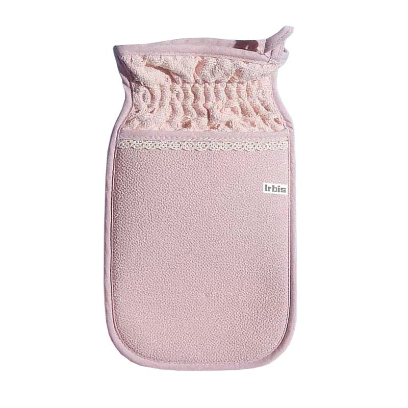 Irbis Deep Exfoliating Glove-Korean Body Scrub Mitt,Exfoliator Scrubber, Dead Skin Remover, Dual Texture Bath Sponge&Washcloth-Great for Shower, Bath, Spray Tan Removal or Home Spa-(Pink,Grey,Blue)