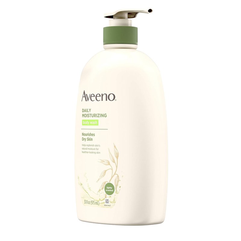 Aveeno Daily Moisturizing Body Wash - Soothing Oat Creamy Gel, Soap-Free & Dye-Free | 33 fl. oz
