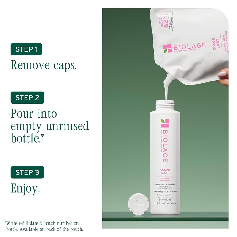 Biolage Color Last Shampoo Set | Protects Color-Treated Hair & Adds Shine - Paraben-Free, 33.8 oz