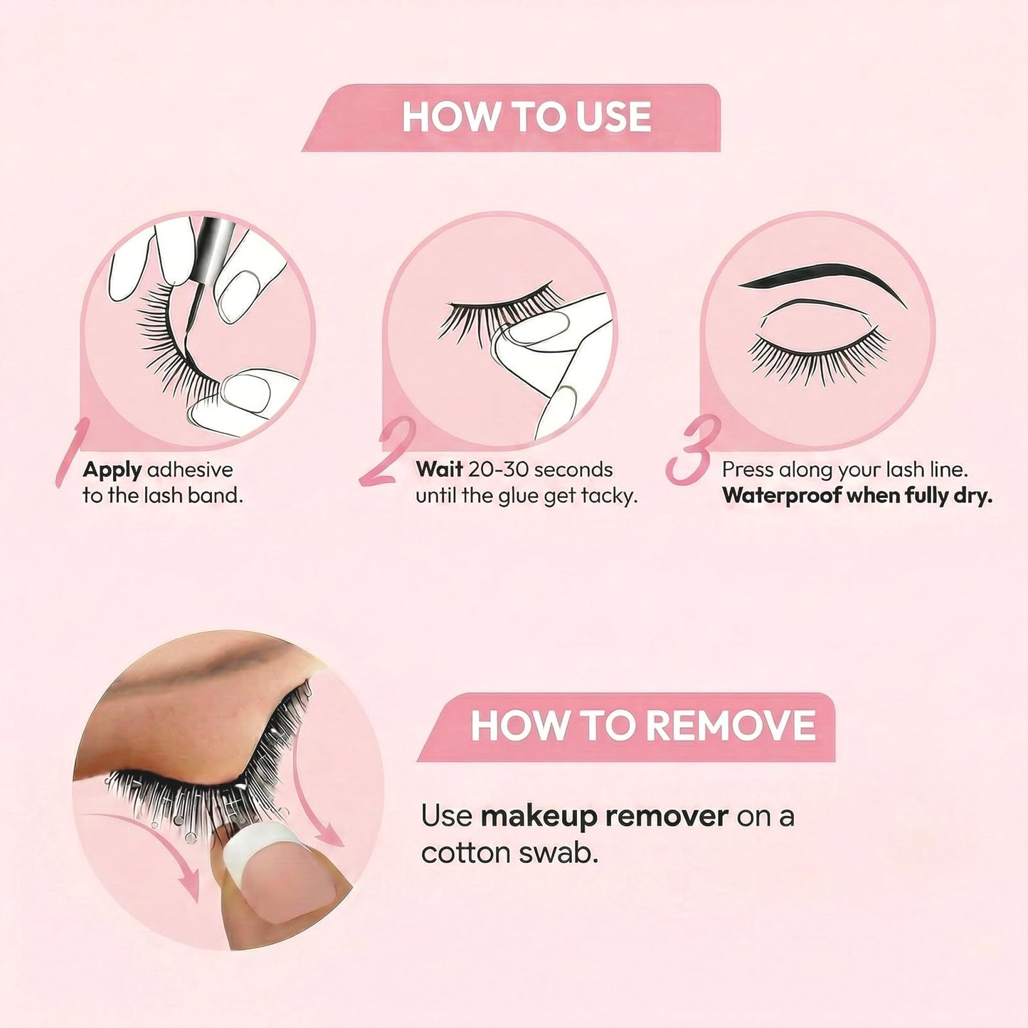 SY-SHUYING Super Strong 7-Day Extended Wear Strip Lash Adhesive, Waterproof, Quick Drying Lash Glue, Latex-Free, Hypoallergenic, 5g/0.18 oz. (Clear, 1 Pack)