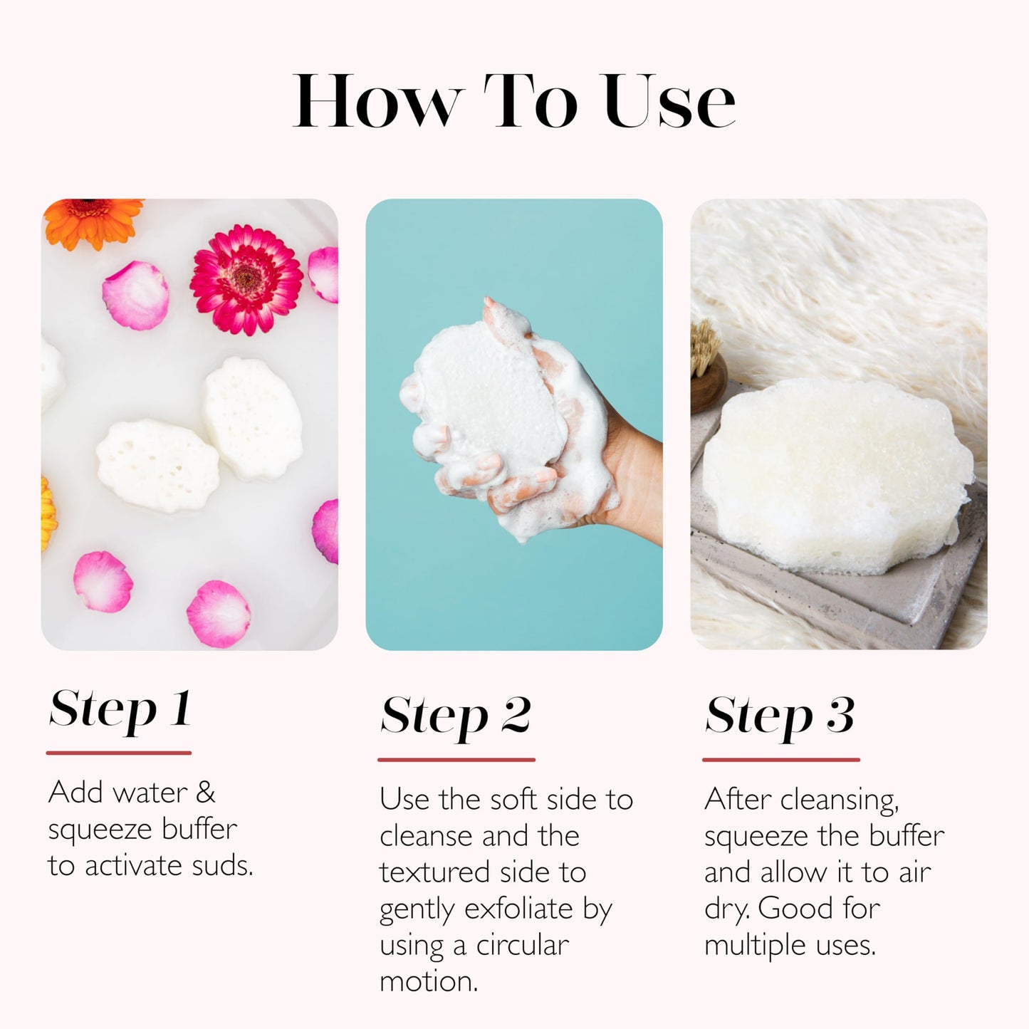 Spongellé Freesia Pear Pedi Buffer Bath Sponge | Exfoliating Foot & Heel Scrub | Cleanse, Exfoliate, and Nourish in One Easy Step | Cruelty-Free, Vegan, Dermatologist-Tested, Made in USA | 30+ uses