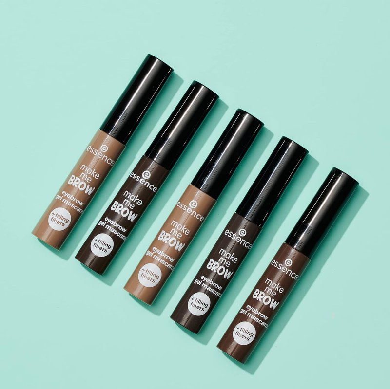 Essence | 3-Pack Make Me Brow Eyebrow Gel Mascara | Fiber-Infused for Filling & Sculpting | Vegan & Cruelty-Free (02 | Browny Brows)