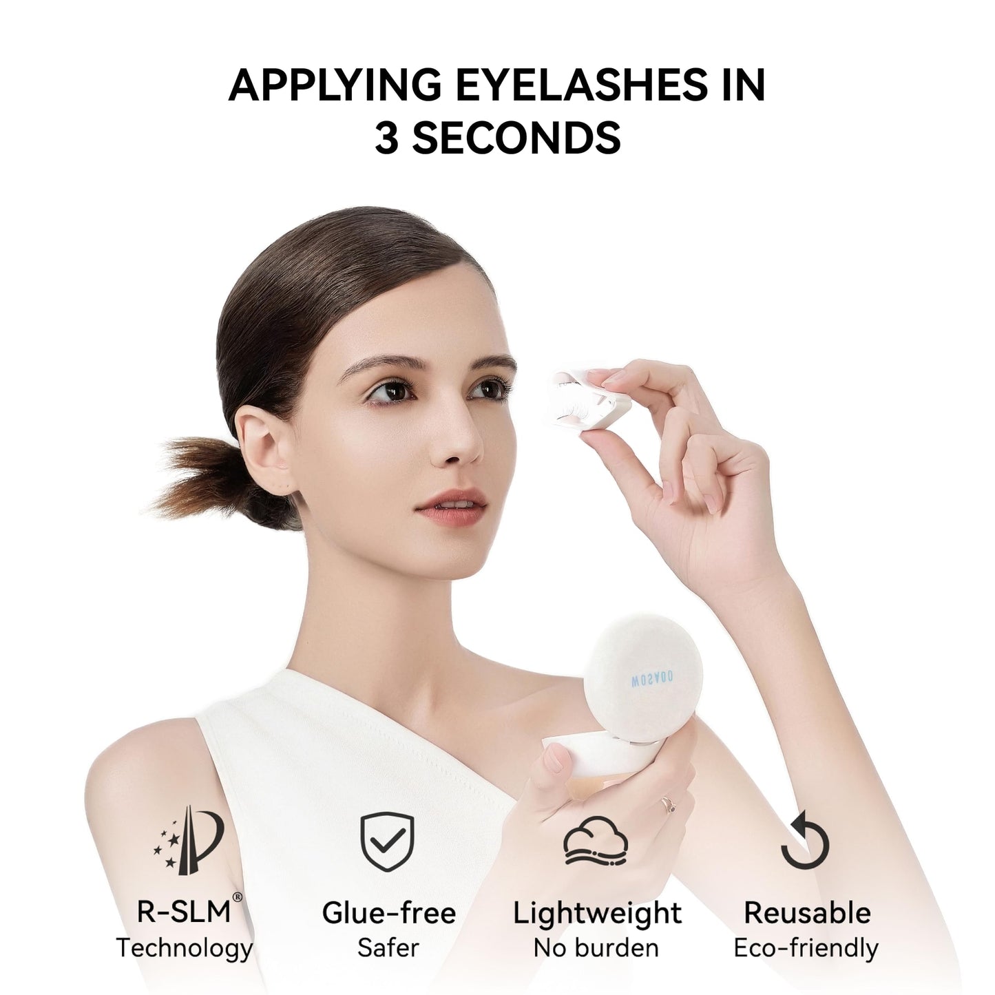 WOSADO Magnetic Eyelashes with Applicator Kit
