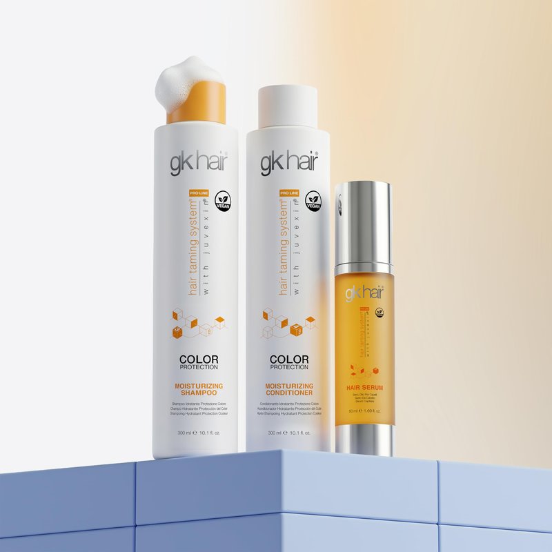 GK HAIR Hydrate Moisturizing Conditioner for Dry Damaged Colored Hair Protection Deep Conditioning with Keratin Frizz Control Smooth Healthy All Hair Sulfate Free Women and Men – 10.1 Ounce