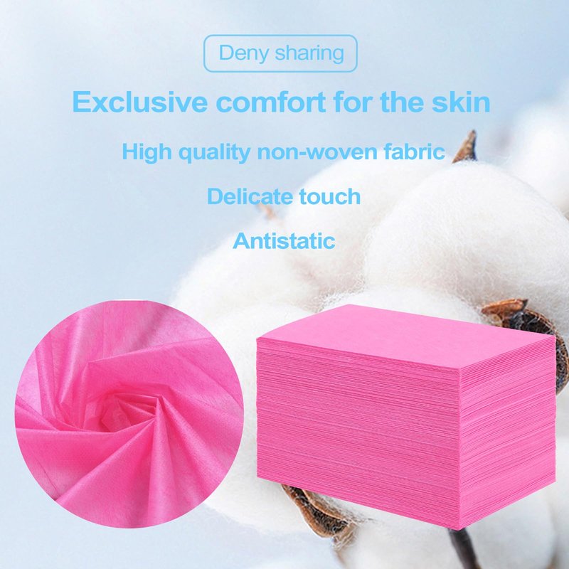 100Pcs Massage Table Sheets, 31''x71'' Waterproof Disposable Bed Sheets, Non-Woven Fabric Massage Table Cover, Breathable Protector Bed Cover for Massage Therapy Tattoo Beauty Salon (Pink)