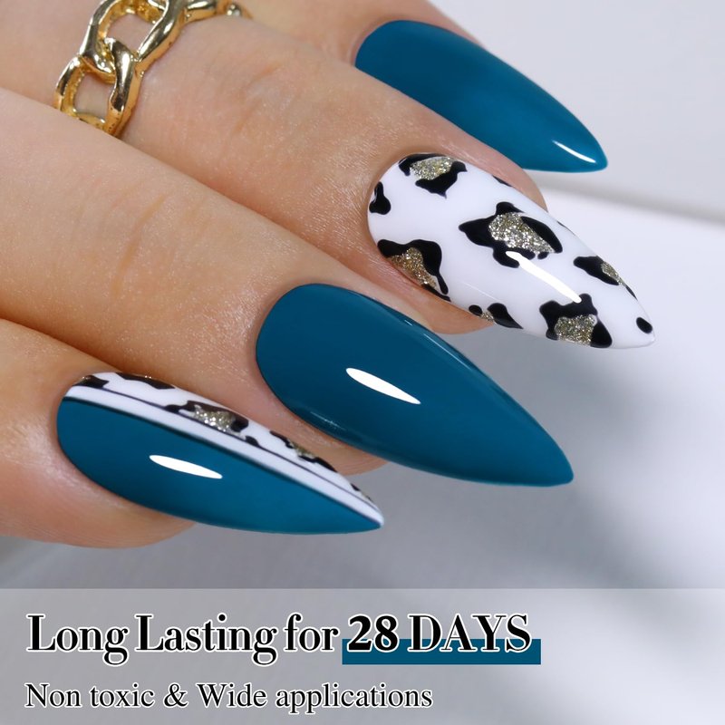 Double Rhythm Gel Polish - Pure Sheer Soak Off for Art Manicure | 15ML Blue (A1458) - DIY at Home