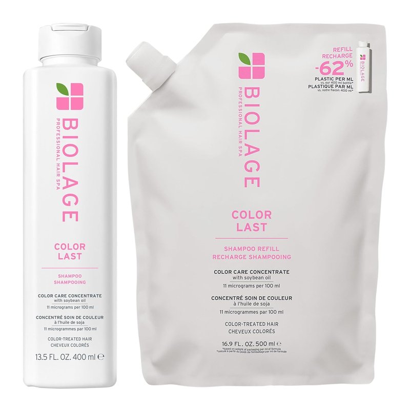 Biolage Color Last Shampoo Set | Protects Color-Treated Hair & Adds Shine - Paraben-Free, 33.8 oz