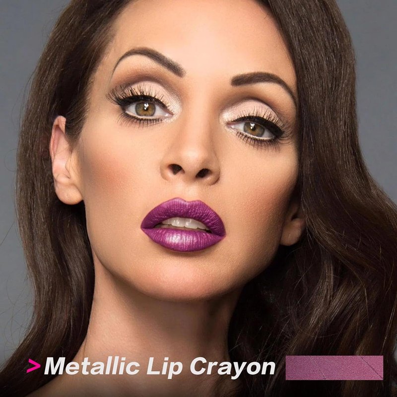 FOCALLURE Ultra Chic Lipstick - Moisturizing Lip Crayon for Long-Lasting Color | #23 Pansy Purple