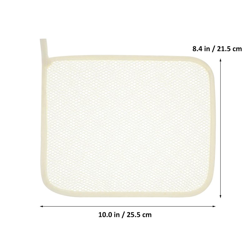 Lurrose Exfoliating Face Washcloth 8pcs Body Scrubber Hanging Bath Cloth African Net Sponge Shower Loofah Skin Wash Towel Facial Makeup Remover for Back Knee Joint