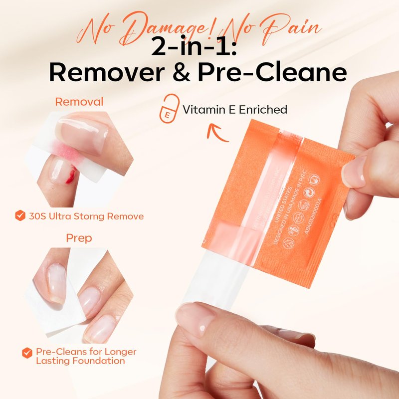 Modelones Nail Strengthener Kits Milky White Nail Polish Remover Pads Cuticle Oil Pen for Nail Hardener for Damaged Nails Growth DIY Nail Manicure Kits 23 Pcs Nail Care Kits for Women 15 ml