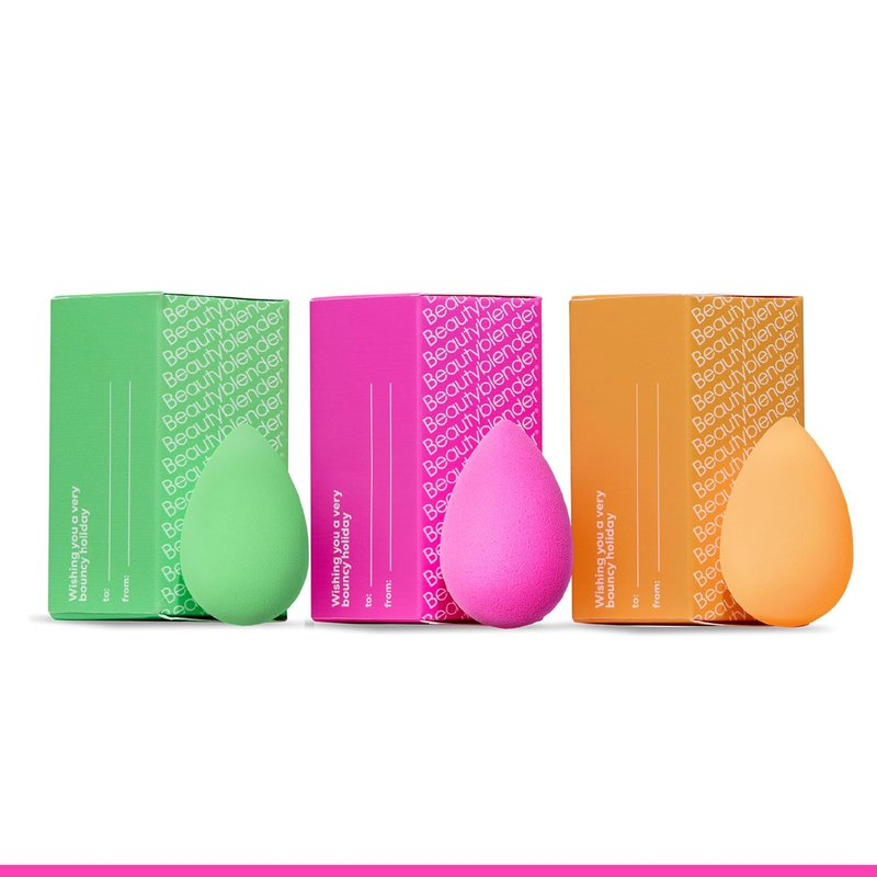 Beautyblender Bouncehaus Essentials Set | 3-Piece Latex-Free Makeup Sponge Set for Flawless Airbrush Finish
