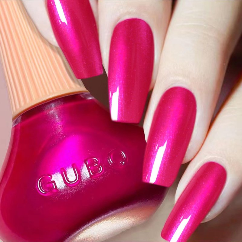 Major Dijit Quick Dry Nail Polish Christmas Crimson Summer Nail Lacquer for Nail Art Regular Nail Polish 0.41 fl oz.