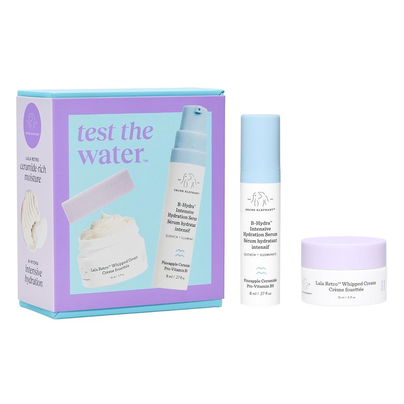 Drunk Elephant Hydrate and Nourish Skincare Kit - Travel Size | Clean, Cruelty-Free, Dermatologist-Tested