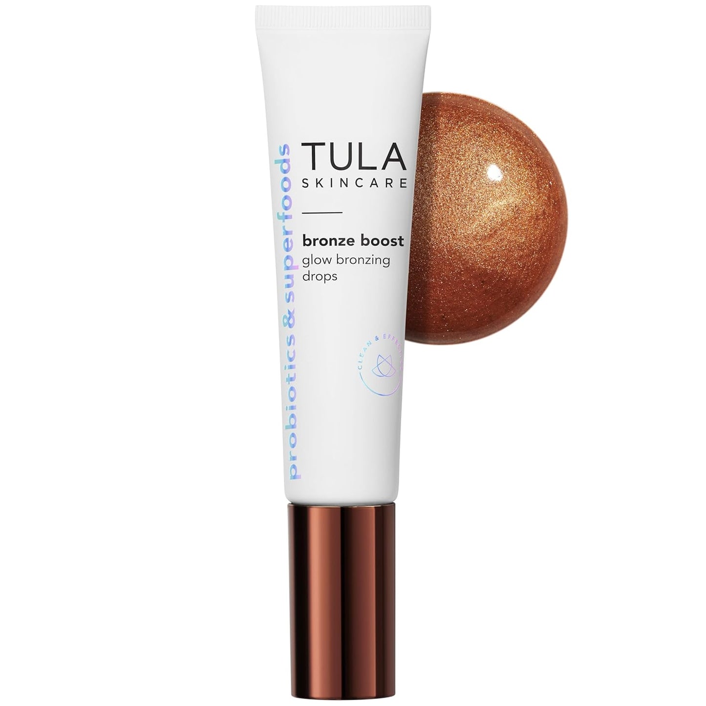 TULA Skin Care Bronze Boost Glow Bronzing Drops - Natural Glow, Even Skin Tone, Hydrating Niacinamide | 1 Fl Oz
